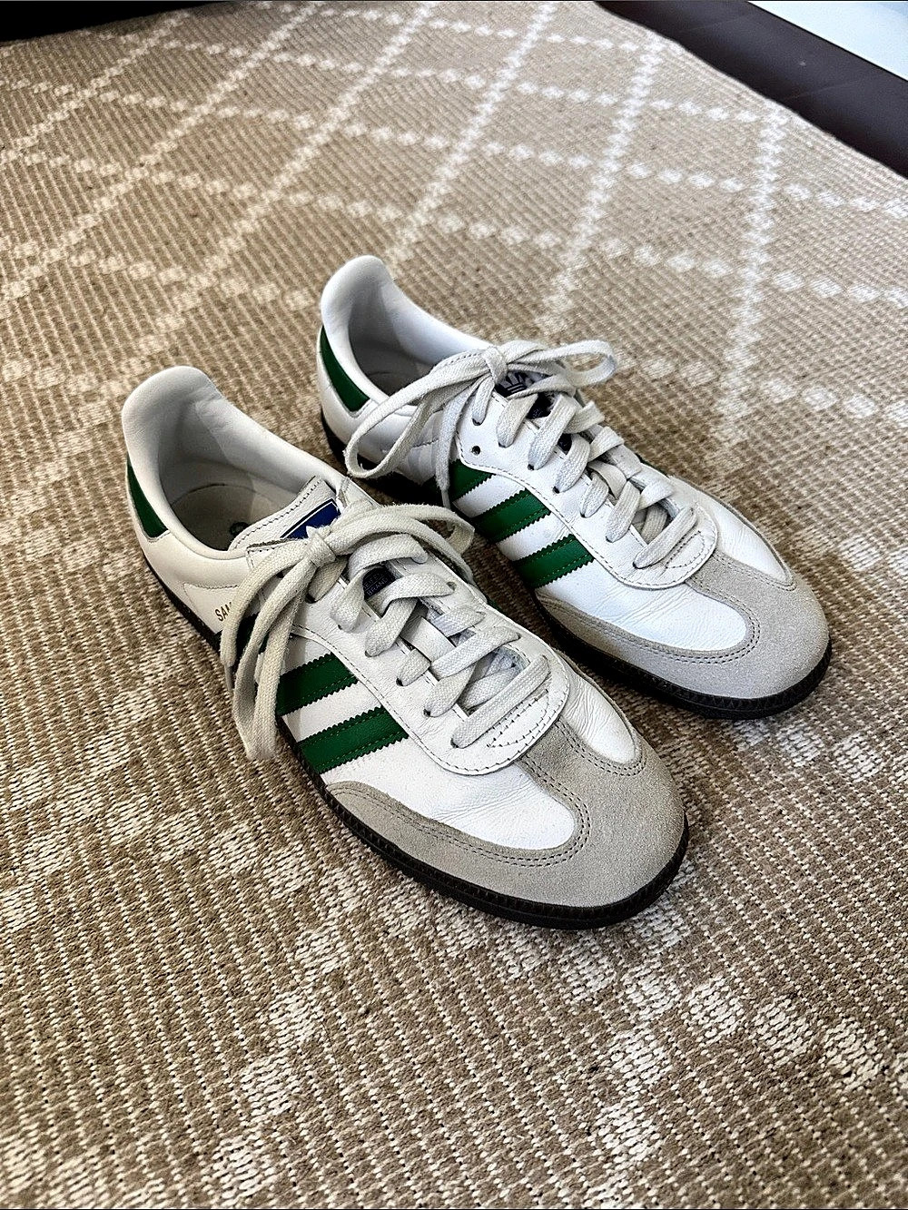 adidas Samba Sneakers White & Green